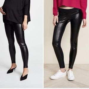 HATCH Night Out Faux Leather Leggings •Size 2= M= 6/8• Skinny Pull On Pant $165